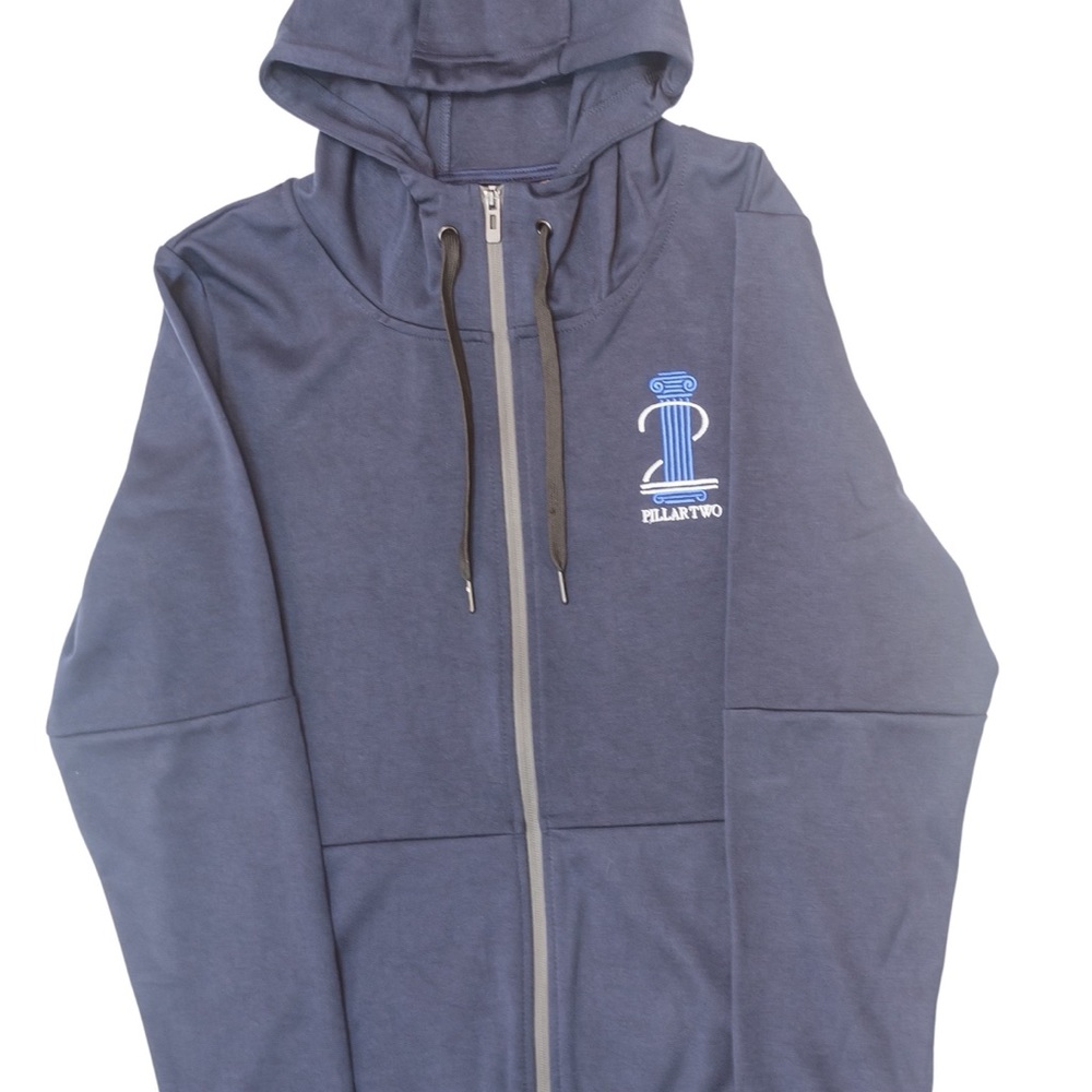 Pillar2 Blue with Gray Track Suit